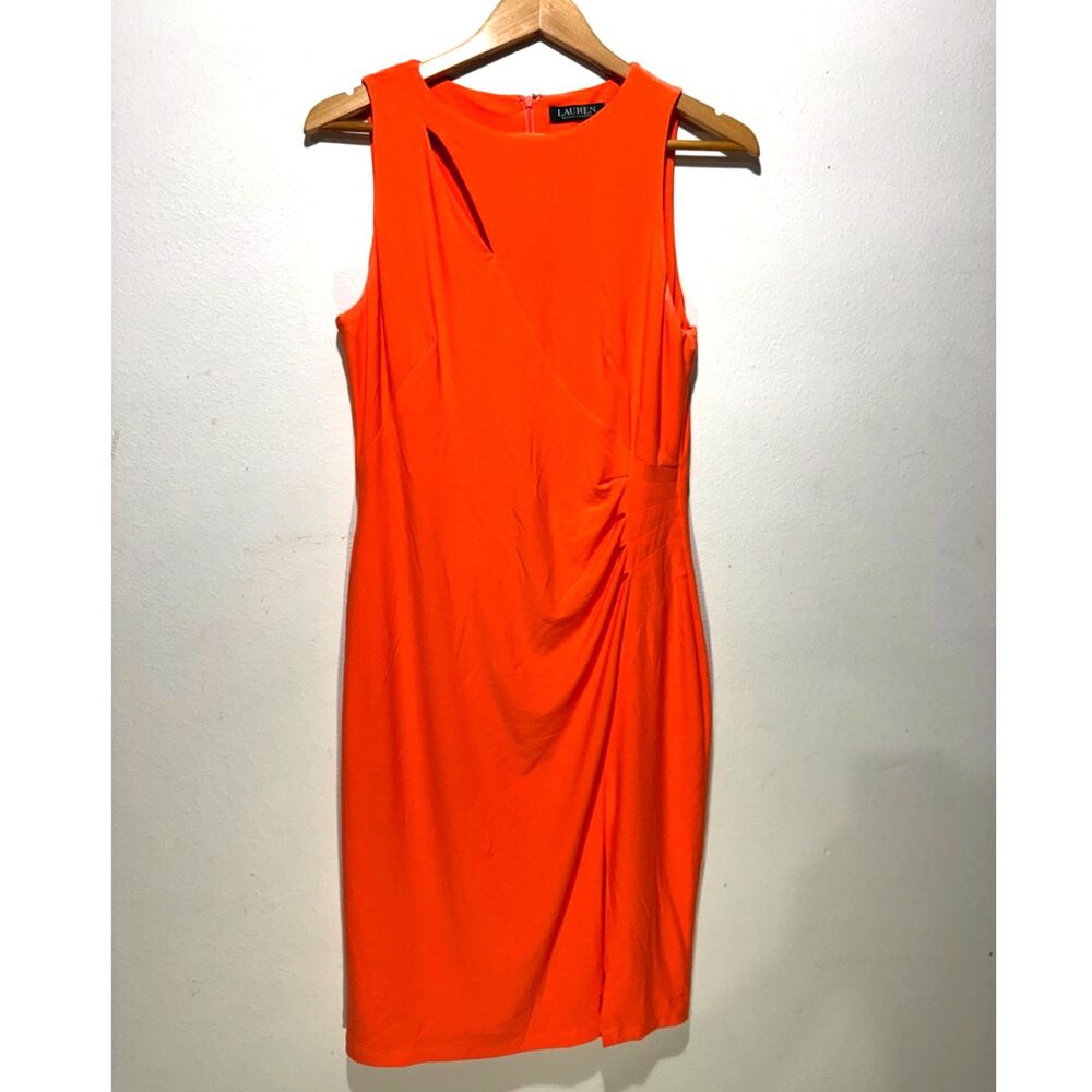 Lauren Ralph Lauren dress office career wear colorful spring summer women 12